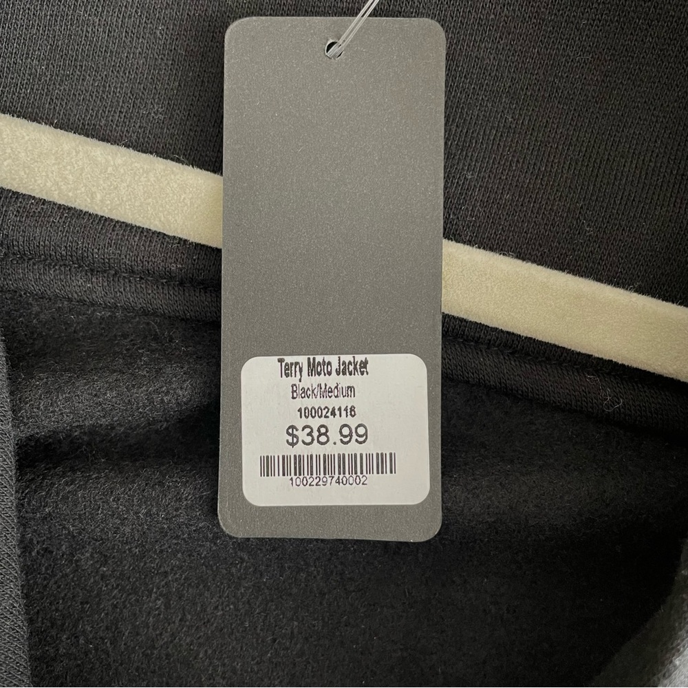 Sophie and Trey Terry Moto Jacket, Black, M - Picture 4 of 4